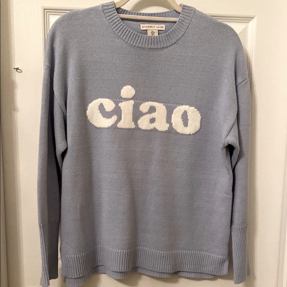 Sincerely Jules NWOT Blue Sweater